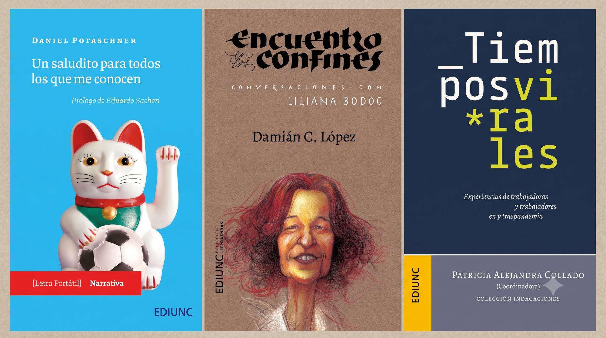 Tres libros de EDIUNC