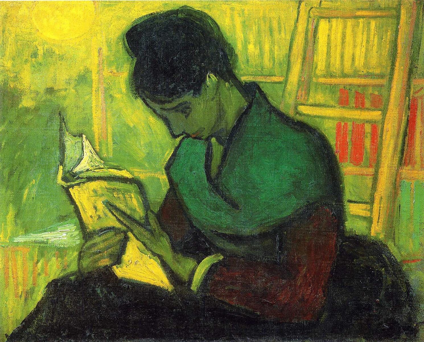 La lectora de novelas (1888) – Vincent Van Gogh